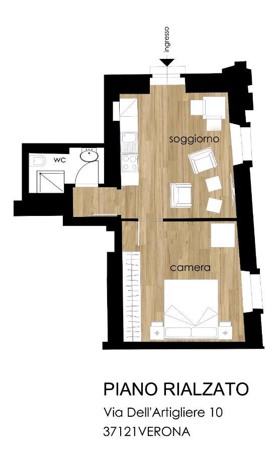 Apartamento Antiche Colonne Verona Exterior foto
